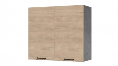 Шкаф кухонный настенный 2-х дв. с полкой 600 мм. (Лофт) 